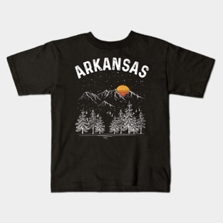 Vintage Retro Arkansas State Kids T-Shirt